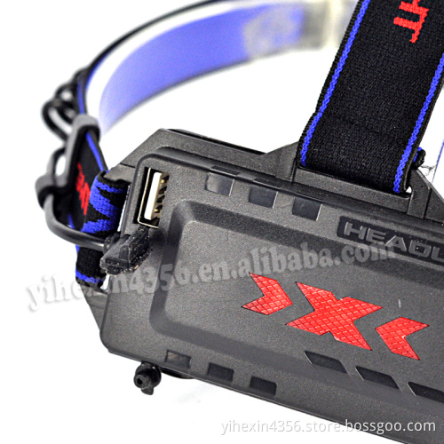 Boruit EHL0322 Rechargeable Alumimum Alloy LED Headlamp